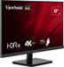 ViewSonic VA3208-4K-HD - Écran LED - 32'' (31.5'' visualisable) - 3840 x 2160 4K @ 60 Hz - VA - 300 cd/m² - 3000:1 - HDR10 - 4 ms - 2xHDMI, DisplayPort