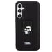 Custodia Karl Lagerfeld Gripstand Saffiano per Galaxy S23 FE, nera