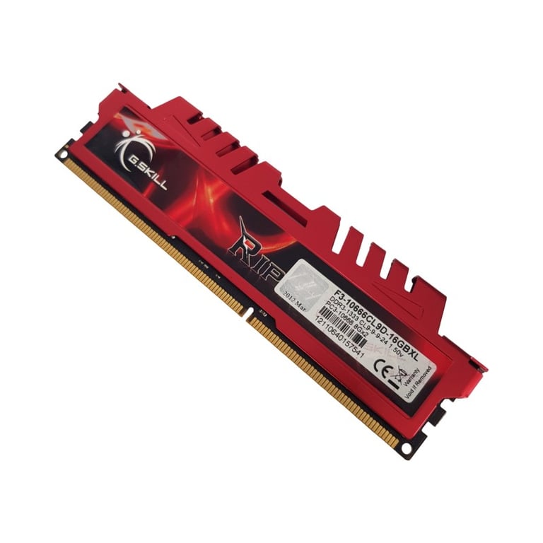 G.Skill 8Go Ram Ddr3 F3-10666Cl9D-16Gbxl Dimm Pc3-10666 - Très Bon État