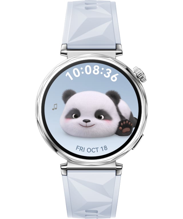 WATCH GT 5, Boitier de 41mm argenté avec Bracelet Bleu - Neuf