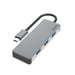 Hama 00200105 hub e concentratore USB 3.2 Gen 2 (3.1 Gen 2) Type-C 10000 Mbit/s Grigio