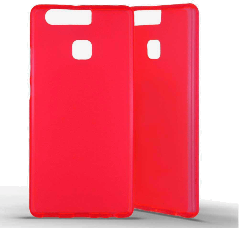 Coque silicone unie compatible Givré Rouge Huawei P9