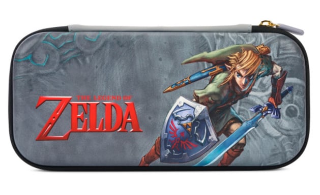 PowerA NSCS0210-01 Housse de protection pour console de jeux portable Nintendo Feutrine Gris, Multicolore