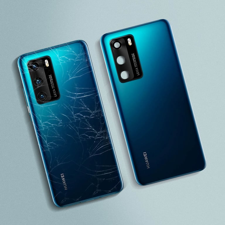 Cache Batterie Huawei P40 Façade Arrière Originale Huawei Neuf - vue 4