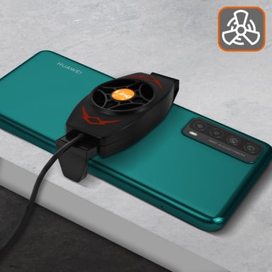 Refroidisseur Smartphone Réglable Dissipateur de Chaleur CJF23U LinQ Noir