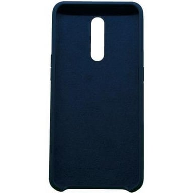 Coque pour Oppo Reno Z Rigide et Haut de Gamme en Caoutchouc de Silicone Liquide Bleu