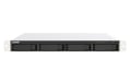QNAP TS-453DU NAS Bastidor (1U) Intel® Celeron® J4125 4 GB DDR4 0 TB QNAP Turbo System Negro, Gris