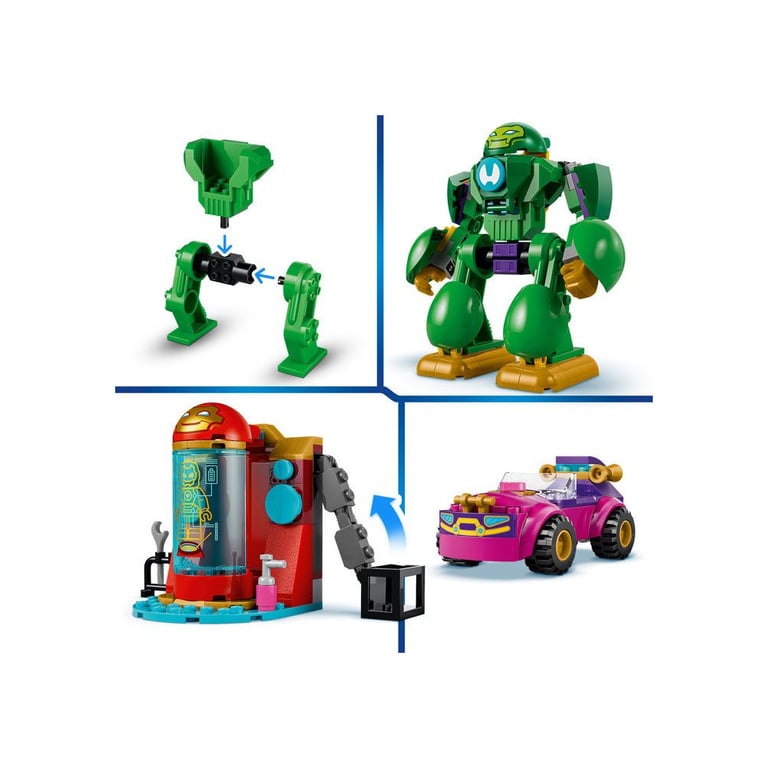 LEGO Marvel 11211 Loki vs Équipe Iron Man Coffret de Construction 204 Pièces avec 4 Minifigurines - Neuf