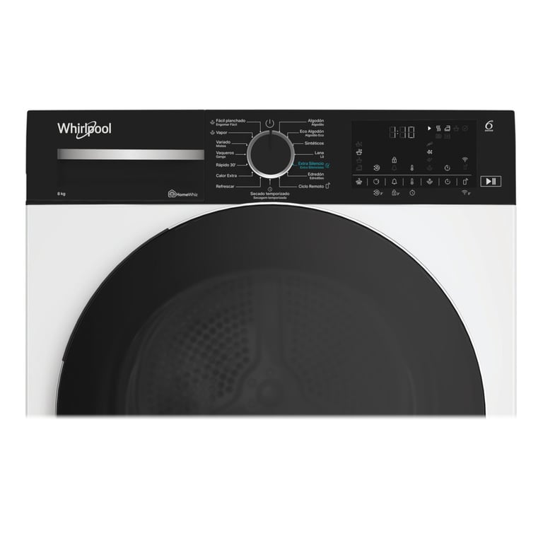Sèche linge Whirlpool 8Kg C WD WBR SPT - vue 8