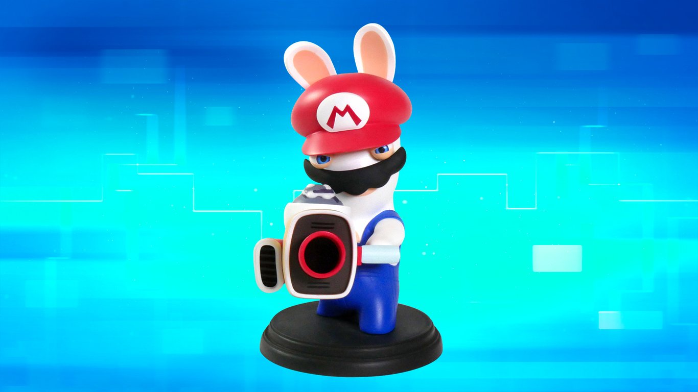 Figurine Mario + The Lapins Crétins Kingdom Battle Mario 15cm - vue 1