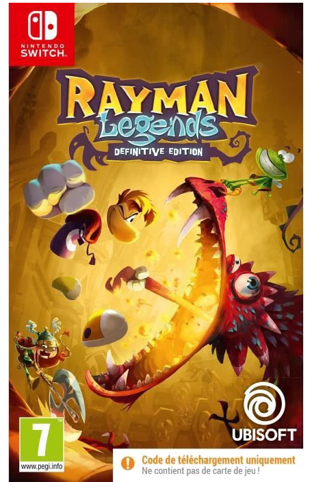 Rayman Legends Definitive Edition Jeu Switch (Code de téléchargement)