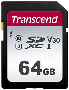 Transcend TS64GSDC300S mémoire flash 64 Go SDXC NAND Classe 10