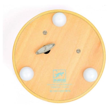 Djeco BabyMusic Scatola musicale in legno con figure di gufo e orso