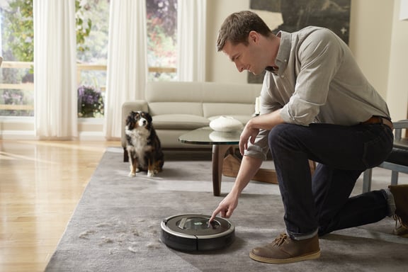 iRobot Roomba 870 aspiradora robotizada Sin bolsa Gris, Plata