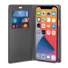 Diarycase 2.0 Custodia a conchiglia in vera pelle con supporto magnetico per Apple iPhone 12 Pro Max, nero notte