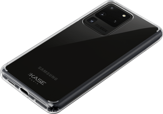 Coque hybride invisible pour Samsung Galaxy S20 Ultra, Transparente