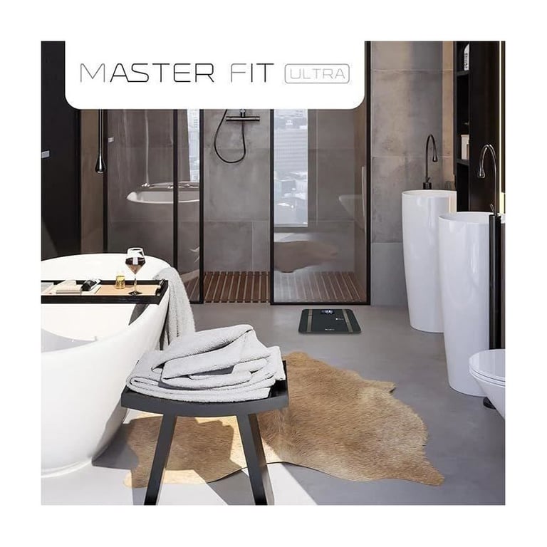 Pèse personne Terraillon MASTER FIT ULTRA Electronique connecté WIFI IMC Analyse masses Apport calorique journalier - vue 3