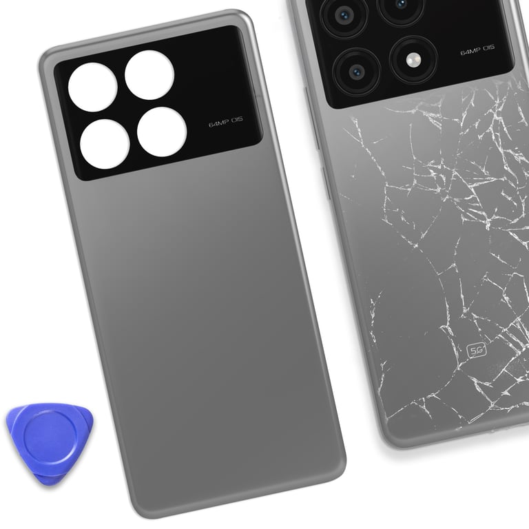 Cache batterie pour Xiaomi Poco X6 Pro Original Service Pack Jaune Neuf - vue 5