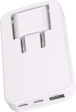 Caricatore 65W USB-A / 2x USB-C pieghevole Caricatore GaN Ultra Rapido Power Delivery