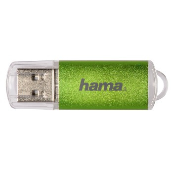 Hama Laeta 64GB lecteur USB flash 64 Go USB Type-A 2.0 Vert, Transparent