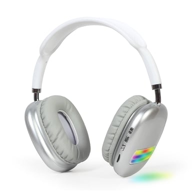 Gembird BHP-LED-02-W casque Sans fil Arceau Appels/Musique Bluetooth Blanc