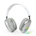 Gembird BHP-LED-02-W casque Sans fil Arceau Appels/Musique Bluetooth Blanc
