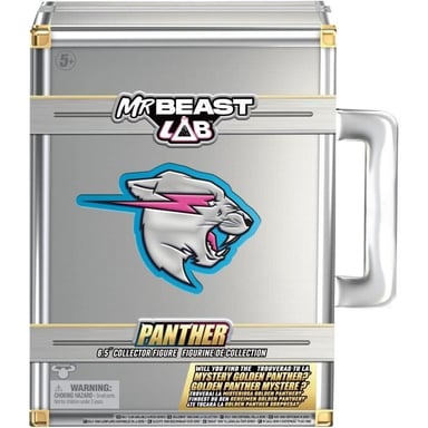 Figurine Collector - Panthere Mr. Beast Lab Ultime - 15,8 cm, 13 Points d'Articulation
