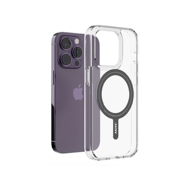 Apple iPhone 14 Pro - Carcasa del teléfono - Cubierta trasera - Funda - MagSafe - Resistente a los golpes - iRing® - Transparente