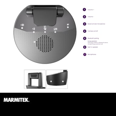 Modelo VOGEL: Cámara de videoconferencia 4K compacta