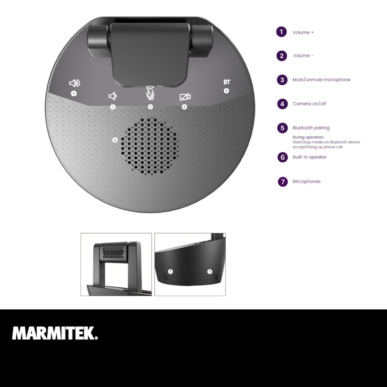VOGEL'S Modèle : Camera de visioconférence 4K compacte - Neuf