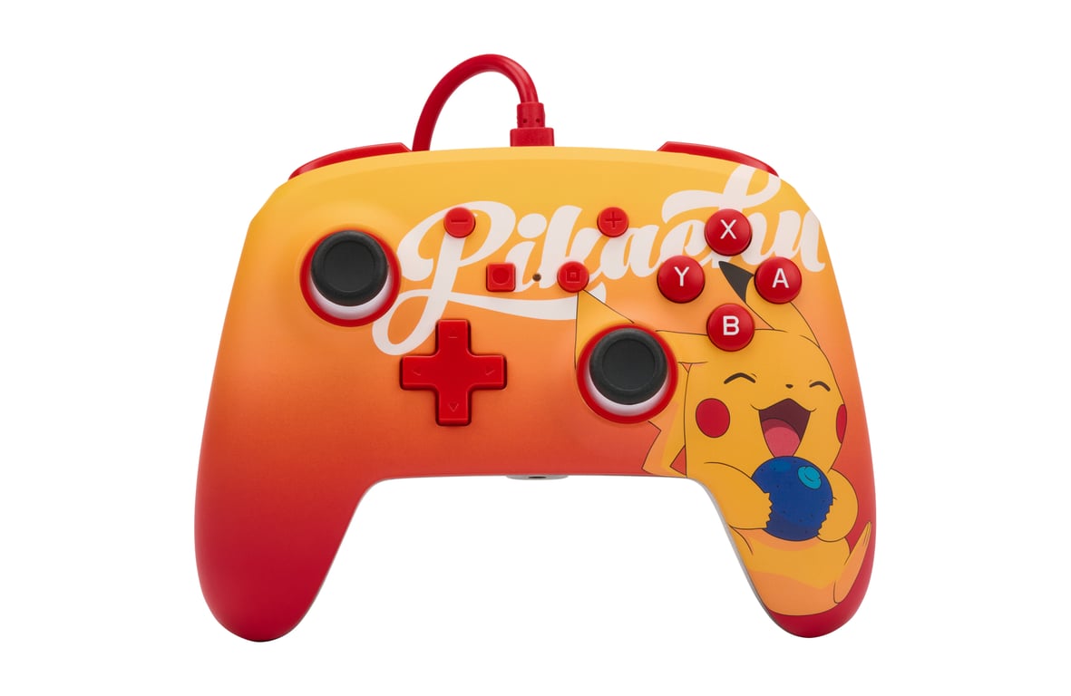 PowerA 1522784-01 accessoire de jeux vidéo Orange, Rouge USB Manette de jeu Analogique Nintendo Switch - Neuf