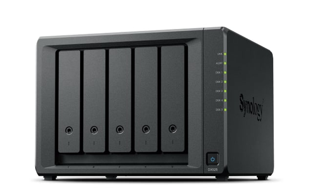 Synology DX525 unidad de disco multiple Escritorio Negro