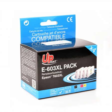 Pack UPrint avec compatible EPSON 603 XL 4 cartouches - Neuf