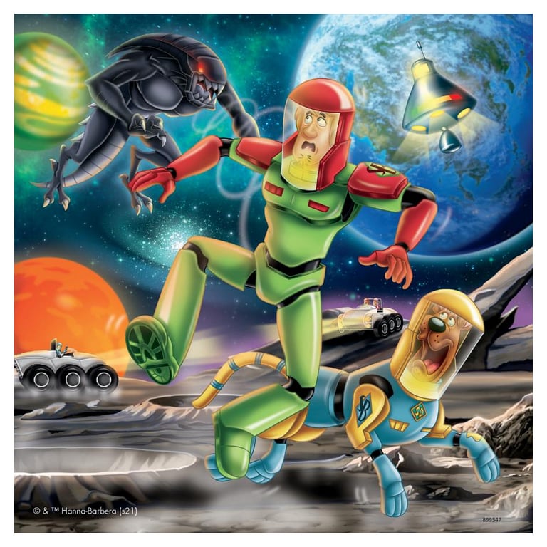 Puzzles 3 x 49 pièces : Les aventures de Scooby Doo Ravensburger France - vue 7