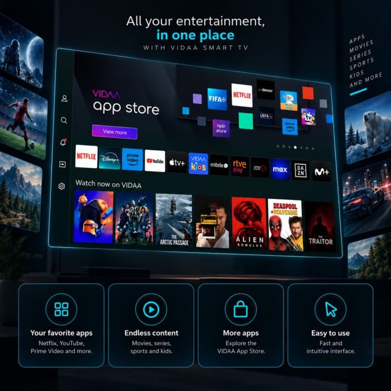 Nilait Prisma 40FD7004SVIOS 40 LED FHD Smart TV VIDAA - vue 4
