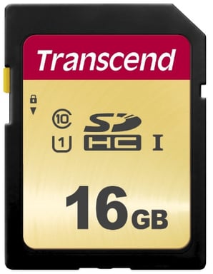 Transcend 16GB, UHS-I, SD 16GB SDHC Classe 10