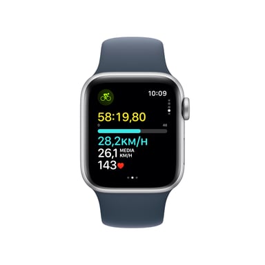 Apple Watch SE OLED 40 mm Digitale 324 x 394 pixel Touchscreen Argento Wifi GPS (satellite), M/L