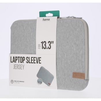 Funda para portátil ''Jersey'', hasta 34 cm (13,3''), gris claro