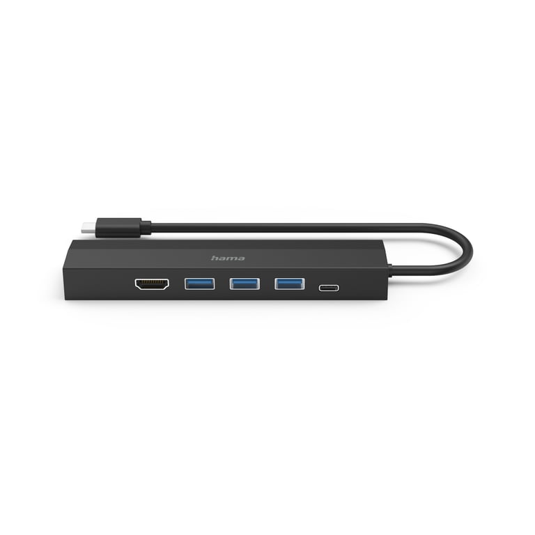 Hub USB 3.0 Hama 6 ports Charge rapide Ultra HD 4K Gigabit Ethernet - vue 3