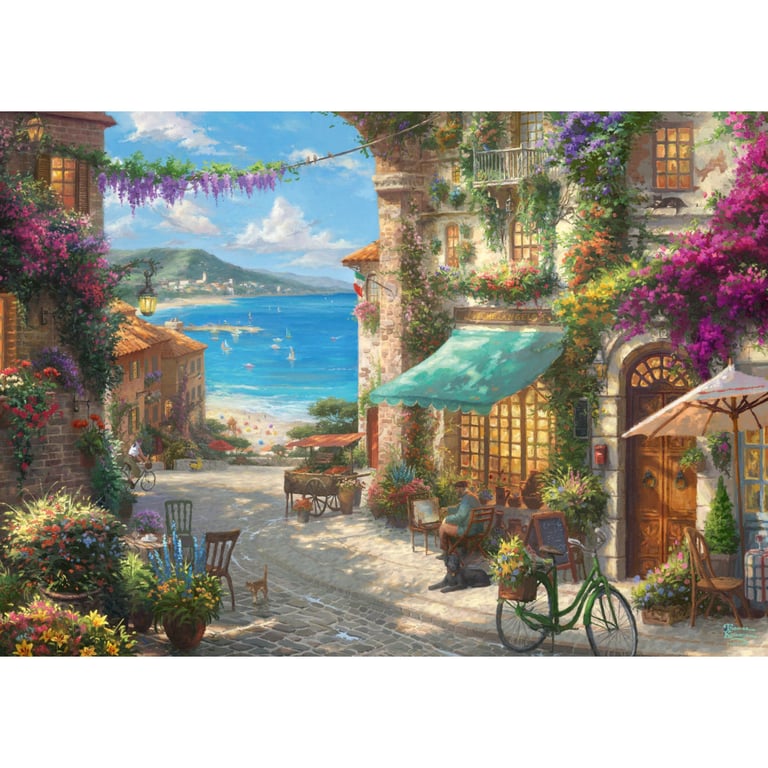 Schmidt spiele Puzzle Café sur la Riviera - vue 8