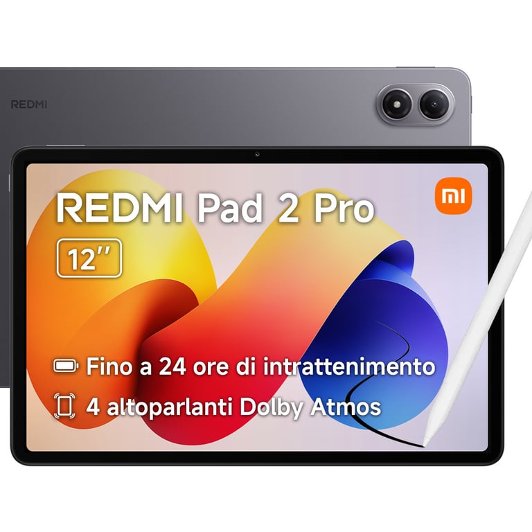 Xiaomi Redmi Pad 2 Pro Grigio 12.1 Snapdragon 7s Gen 4 6GB RAM - vue 4