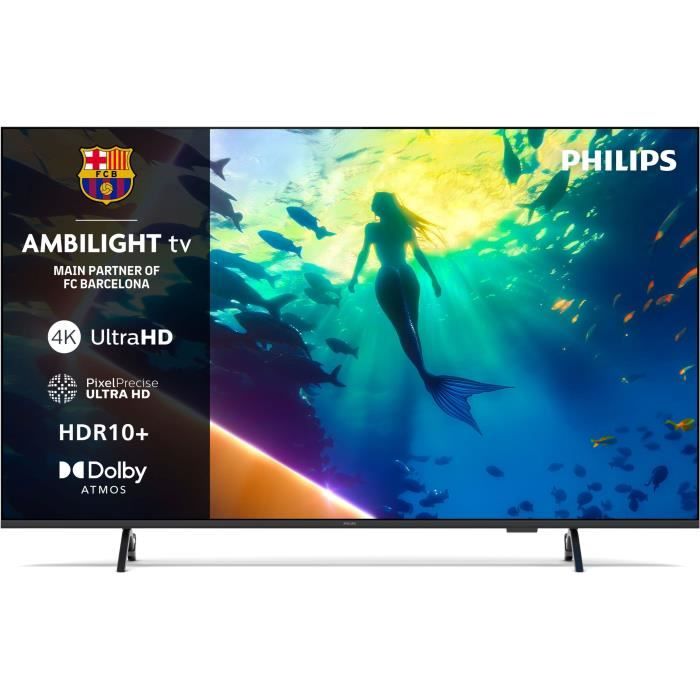 55PUS8000 139 cm 4K UHD Ambilight Smart OS Titan 2025 - vue 3
