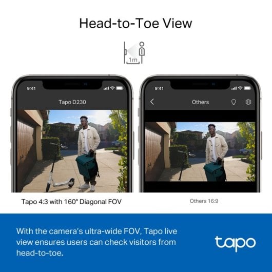 Visiophone intelligent Tp Link Tapo D230S1 2K + Hub - vue 2