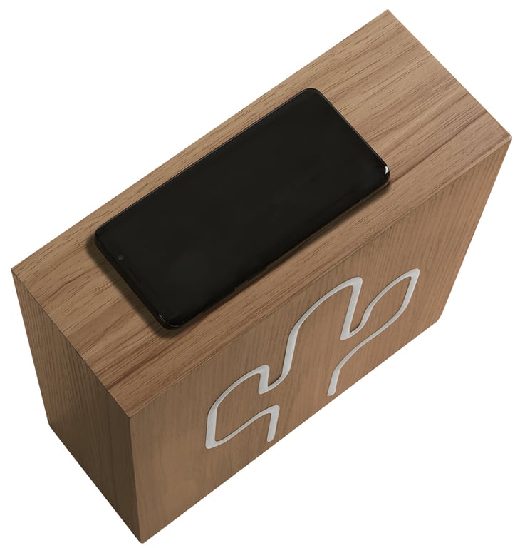 Enceinte Bluetooth BIGBEN INTERACTIVE Neon Cactus Bois Taille - vue 2