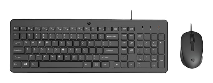HP Ensemble combiné clavier et souris filaires 225 Noir - vue 7