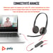 Poly Auriculares estéreo Blackwire C3225 USB-C
