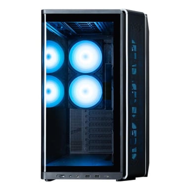 Boîtier PC Midi Tower Zalman P60 Black 5 ventilateurs ARGB verre trempé Noir