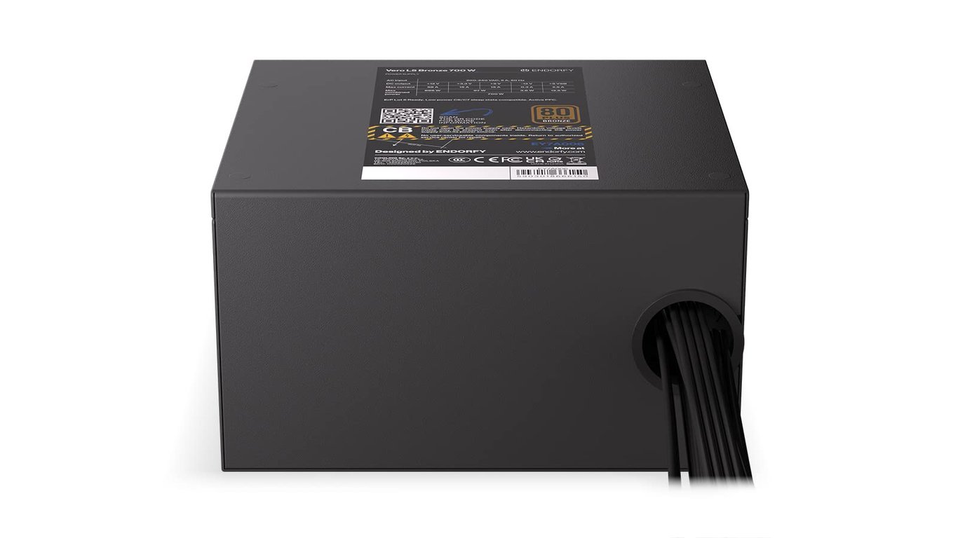 Alimentation ENDORFY 80 PLUS Vero L5 Non modulaire ATX - vue 3
