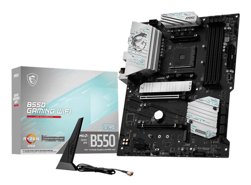 MSI B550 GAMING WIFI carte mère AMD B550 Emplacement AM4 ATX - Neuf