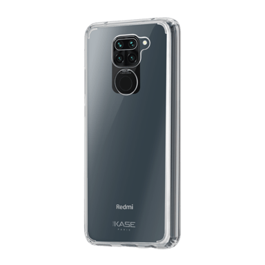 Coque hybride invisible pour Xiaomi Redmi Note 9, Transparente